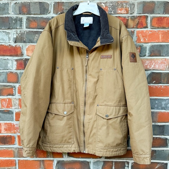 Columbia Men's Loma Vista Fleece-Lined Work Jacket Delta/Shark 1619771 XXL 2XL - Picture 2 of 8